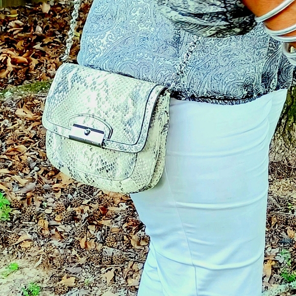 COACH Metallic Snake Kristin Clutch Crossbody RARE NWOT - Picture 10 of 16